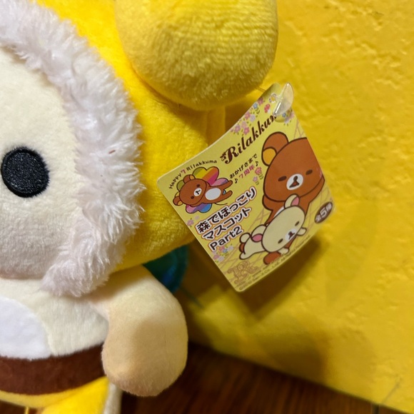 San-X Honey Bee Rilakkuma Bear Korilakkuma Round 1 Plush New with Tags - Picture 4 of 7